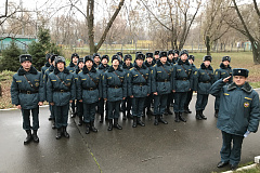 Занятия со слушателями Академии государственной противопожарной службы МЧС России