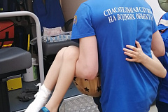 К спасателям станции "Строгино" обратился за помощью госинспектор по охране окружающей среды, доставивший на ПСС ребёнка 9 лет